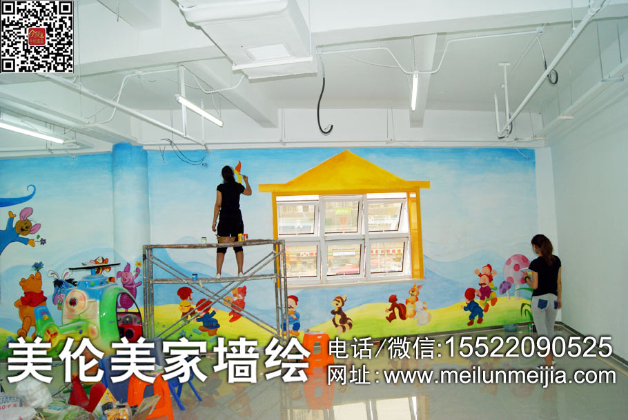 天津墙体彩绘,天津墙绘,天津手绘墙,天津儿童乐园墙体彩绘,幼儿园手绘墙,幼儿园楼梯墙绘,早教中心墙绘,卡通画,幼儿机构彩绘墙面画