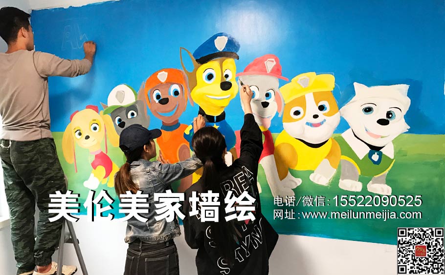 幼儿园喷绘,幼儿园手绘,幼儿园外墙彩绘,幼儿园楼体彩绘,幼儿园形象墙