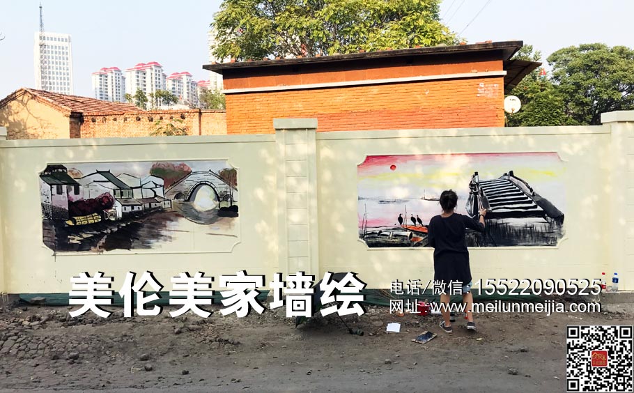 天津墙体彩绘,河北墙体彩绘,北京墙绘,文化墙彩绘,运河手绘墙,天津手绘墙,天津壁画,墙绘公司